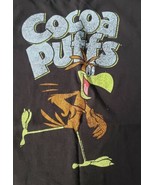 COCOA PUFFS T-SHIRT Large 100% Cotton Brown Great Graphics GILDAN FREE S... - £13.32 GBP