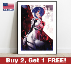 Neon Genesis Evangelion Rei Ayanami 18&quot; x 24&quot; Anime Poster Print Sadamoto 3 - £10.56 GBP