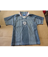 old soccer Gray Jersey England . size lady o boy - £20.95 GBP