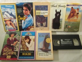 Lot Of 9 Vhs Kids Youth Movies Fig Tree Christy Secret Garden Lassie Etc [10B2] - £19.64 GBP