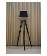 Wooden Tripod Stand Nautical Designer Floor Lamp Home Decor Use Without ... - £112.95 GBP