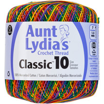 Aunt Lydia&#39;s Classic Crochet Thread Size 10 Mexicana - $20.48