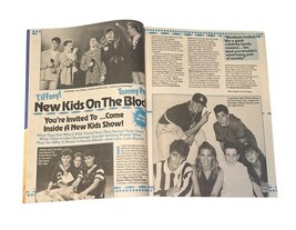 16 Magazine February 1990 New Kids NKOTB Richard Greico Monkees Debbie Gibson image 4