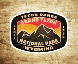 Grand Teton National Park Decal Sticker Wyoming Tetons 3.75&quot; x 2.75&quot; - £4.20 GBP
