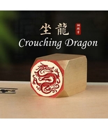 2*2*4cm Finished Brass Seal Metal Stamp Dragon Loong Accept customization - €21,87 EUR