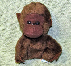 1981 Dakin Chimp 6&quot; Monkey Vintage Ape Plush Stuffed Animal Gorilla Clippings - £9.06 GBP