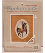 Weekenders Counted Cross Stitch Kit Dapple Gray Pony Mat Included NEW - £6.97 GBP