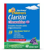 Claritin Children&#39;s 5 mg Grape Flavored 60 Count-Exp 08/2025+2026 - $18.94 CAD