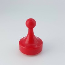 Clue Game Scarlet Red Token Replacement Game Part Piece Plastic Mover Pawn 1986 - £1.34 GBP