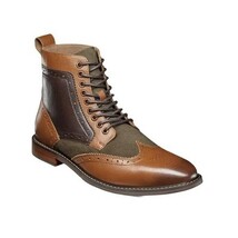 Stacy Adams Finnegan Wingtip Lace-Up Boot Olive Multi 25427-302 image 8