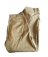 LL Bean Mens Pants 40x34 Chino Natural Fit Olive Green Cotton Stretch 50... - $29.35 CAD