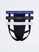 New! XL Classic Fit Calvin Klein Cotton Stretch 3-pack Jock Strap Black - £23.58 GBP