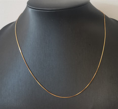 18K Gold Necklace 45CM 1.3G - £46.35 GBP