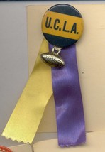 U.C.L.A. Football  pin with ribbons and football - £8.00 GBP