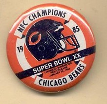 NFC Champions 1985 Super Bowl XX Chicago Bears - £8.00 GBP