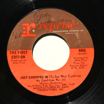 The First Edition *Just Dropped In/Shadow In The Corner Of* 45 Vinyl 7&quot; Single - $24.21