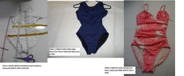 Vince Camuto One Piece Swimsuit White 12/Navy 6/Pink White Size 6 - £37.96 GBP+