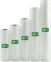 Meal Saver Bags For Storage Or Sous Vide, Commercial Grade Food Seal Bag Rolls, - £28.82 GBP