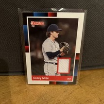 2022 Donruss CASEY MIZE Retro 1988 Donruss Materials Jersey Relic Detroi... - $3.96
