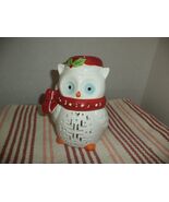 Red &amp; White Owl Tealight Candle Holder - €12,77 EUR