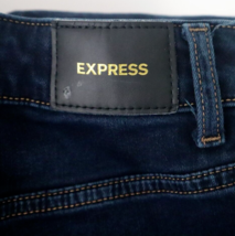 Express Jeans Dark Wash 4 Short High Rise Curvy Skinny Zipper Fly Women&#39;s - $19.99