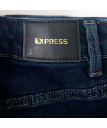 Express Jeans Dark Wash 4 Short High Rise Curvy Skinny Zipper Fly Women&#39;s - £15.71 GBP