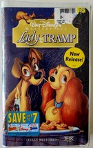 Disney Lady And The Tramp SEALED VHS Masterpiece Collection With Waterma... - $39.99