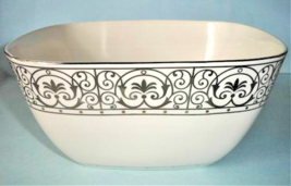 Lenox Windsor Serving Bowl Salad Square Gold/Platinum Scroll 9.25&quot; NEW B... - £34.05 GBP