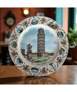 Vintage Selmann Weiden Bavaria Pisa Souvenir Plate Italy Torre Pendente ... - $22.50