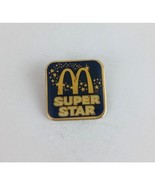 Vintage Super Star McDonald&#39;s Employee Lapel Hat Pin - $225.03 MXN