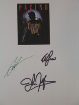 Carlito's Way Signed Movie Film Script Screenplay Autograph Al Pacino Sean Penn  - £15.68 GBP