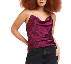 MSRP $49 Tape Strappy Cowlneck Camisole Purple Size Small DEFECT - £11.24 GBP