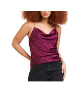 MSRP $49 Tape Strappy Cowlneck Camisole Purple Size Small DEFECT - $14.96