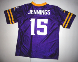 NFL PLAYERS Minnesota Vikings #15 Greg Jennings jersey youth   NWT - $17.49