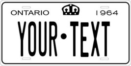 Ontario Canada 1964 Personalized Tag Vehicle Car Auto License Plate - £13.20 GBP