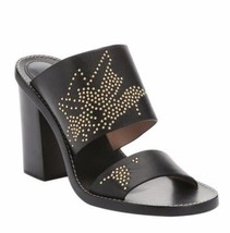 NEW CHLOE Black Leather Susanna Beaded Open Toe Mules  - MSRP $795.00! - £314.54 GBP