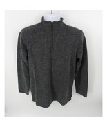 Gap Men&#39;s Half Zip Pullover Black Sweater Large NWT - £17.11 GBP