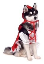 Red Riding Hood Large Rubies Pet Shop Dog Costume - £21.35 GBP