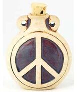 Peace Sign Raku-Style Oil Bottle! - €8,39 EUR