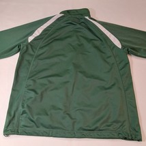 Sport-Tek LGH SAFETY FIRST Men's Green Jacket Full Zip Pockets Jacket Size Large image 11