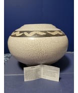 John Kellum Raku Pottery Vase Signed Ceramic Vase 10&quot; x 7.5&quot; Beautiful s... - £94.32 GBP