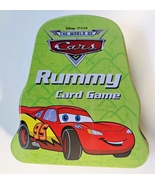 Disney The World of Cars Rummy Card Game in Tin Box  - £6.25 GBP