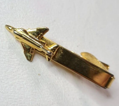 Phantom F-4 Tie Clasp Fighter Jet US Airforce 1 3/4 in 1961 Vintage Vietnam - $17.77