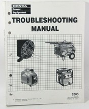 HONDA POWER EQUIPMENT Generator Troubleshooting Manual 2003 - £23.34 GBP