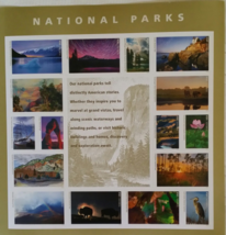 American National Parks 100 Years 2016 First Class (USPS)  FOREVER Stamp Sheet  - $15.95