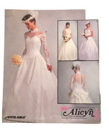 McCall&#39;s Alicyn Exclusives Bridal Gowns, Sweetheart Neckline, 3 Sleeve O... - $10.00