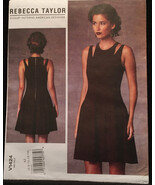 Vogue V1424 American Designer Rebecca Taylor, Short, Flared, Sleeveless ... - $255.22 MXN