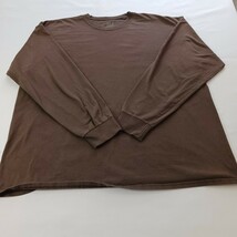 Fruit of the Loom Men&#39;s Gray Cotton T-Shirt Long Sleeve Measured Chest 50&quot; - $140.10 MXN
