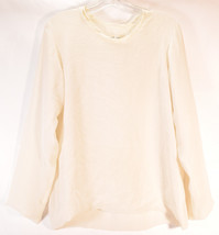 Robe de Chambre Comme des Garcons Womens Chiffon Double Layer Blouse White - $69.30