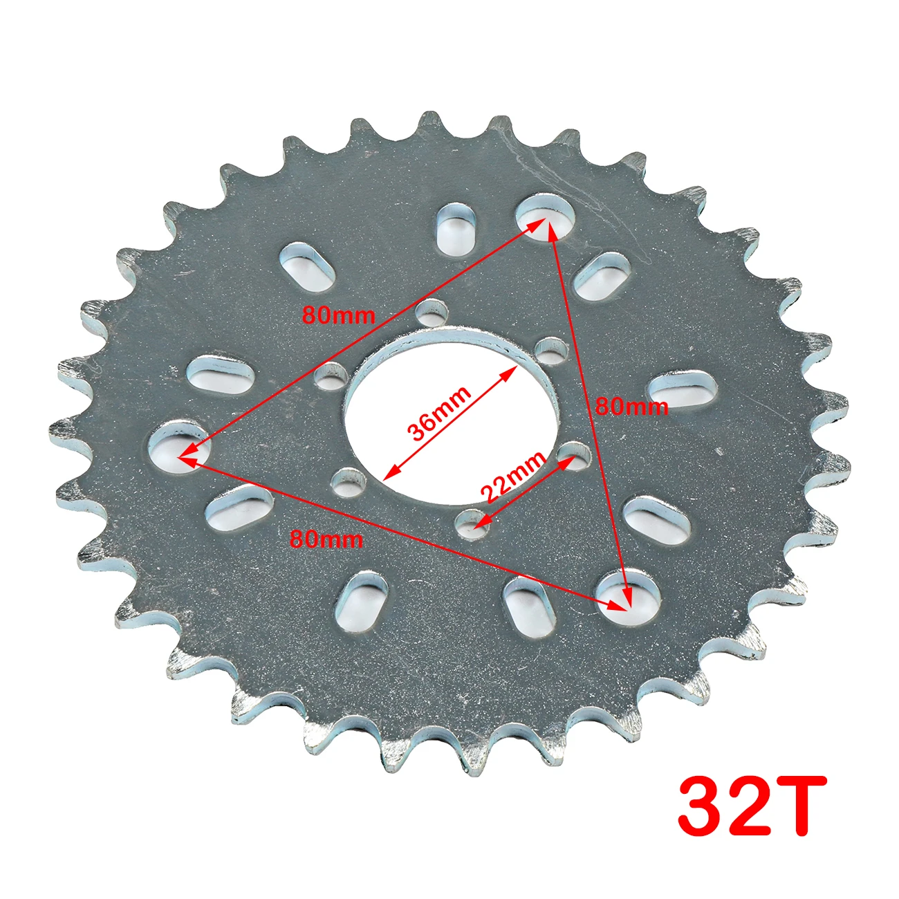32T Wheel Spet 32 Tooth Fit 49cc 50cc 66cc 80cc Motorized Bicycle Bike Moped Fit - £102.86 GBP